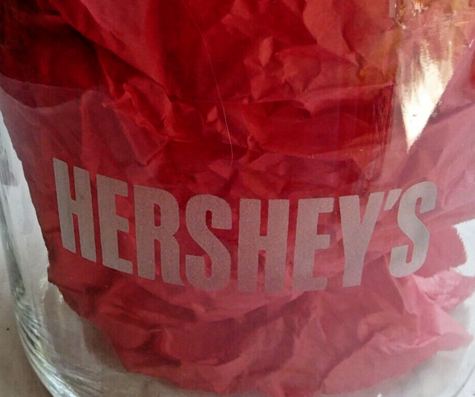 Hershey's Large 7 3/4" Candy Jar