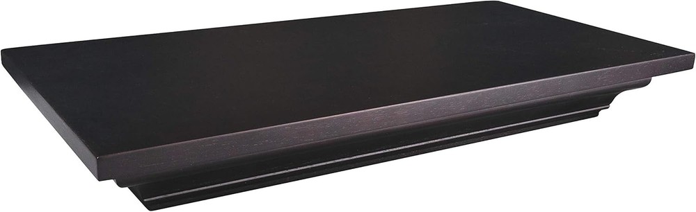 LOCKDOWN In Plain Sight Shelf with Discreet Design, Easy One Size, Walnut