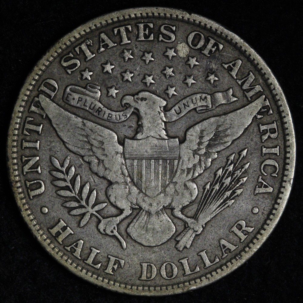 1904 Barber Silver Half Dollar VF E352 SAIMK