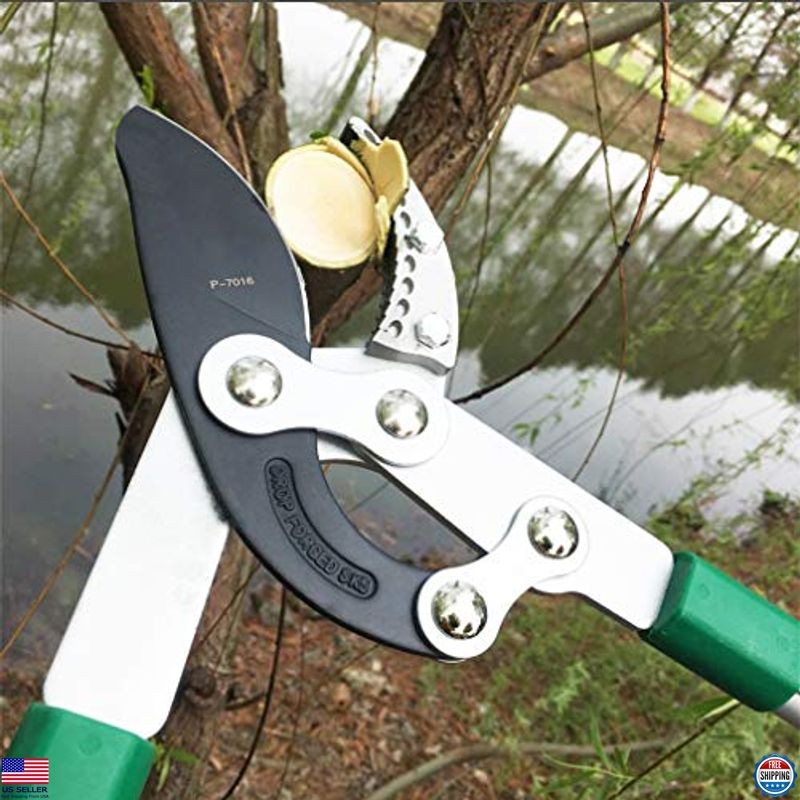 High-Performance Telescoping Anvil Lopper, 2" Cutting Capacity, 28"-40" Handle