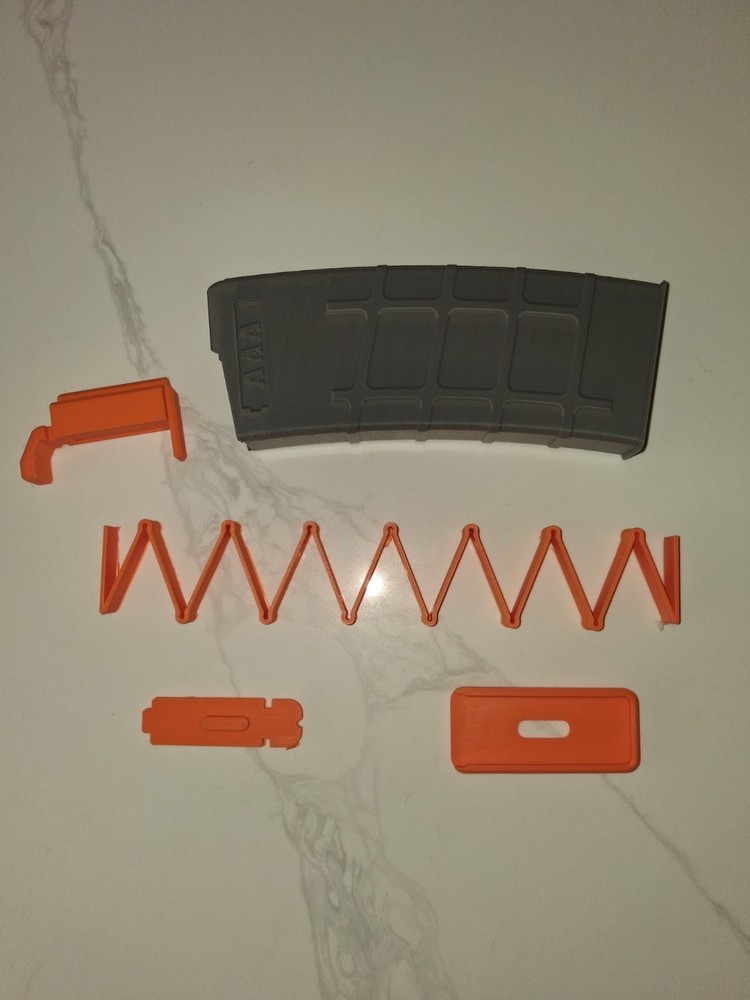 AA Battery Dispenser (AR-Style Magazine Design)