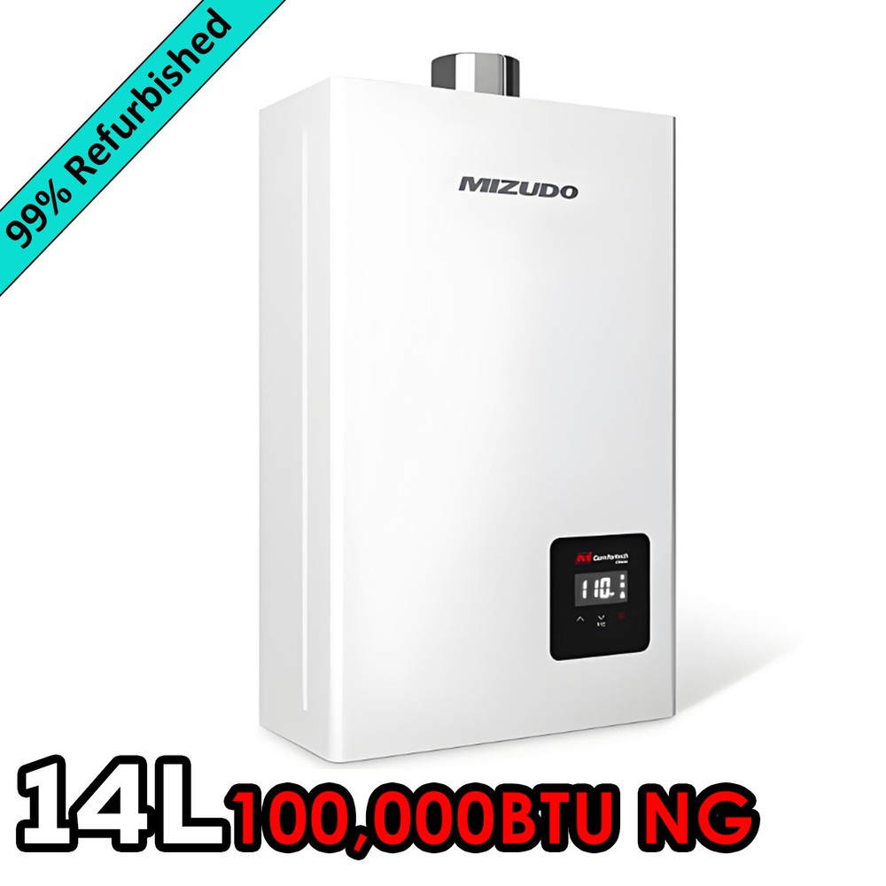 【99% NEW】100,000BTU Tankless Water Heater Up to 4.3GPM Indoor Natural Gas