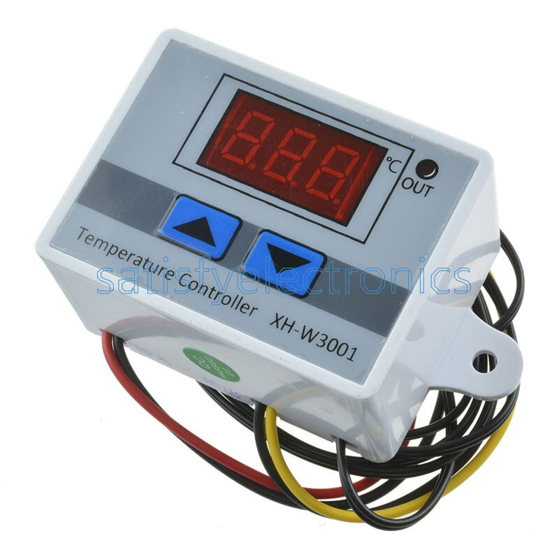 12V Digital LED Temperature Controller 10A Thermostat Control Switch NTC Probe