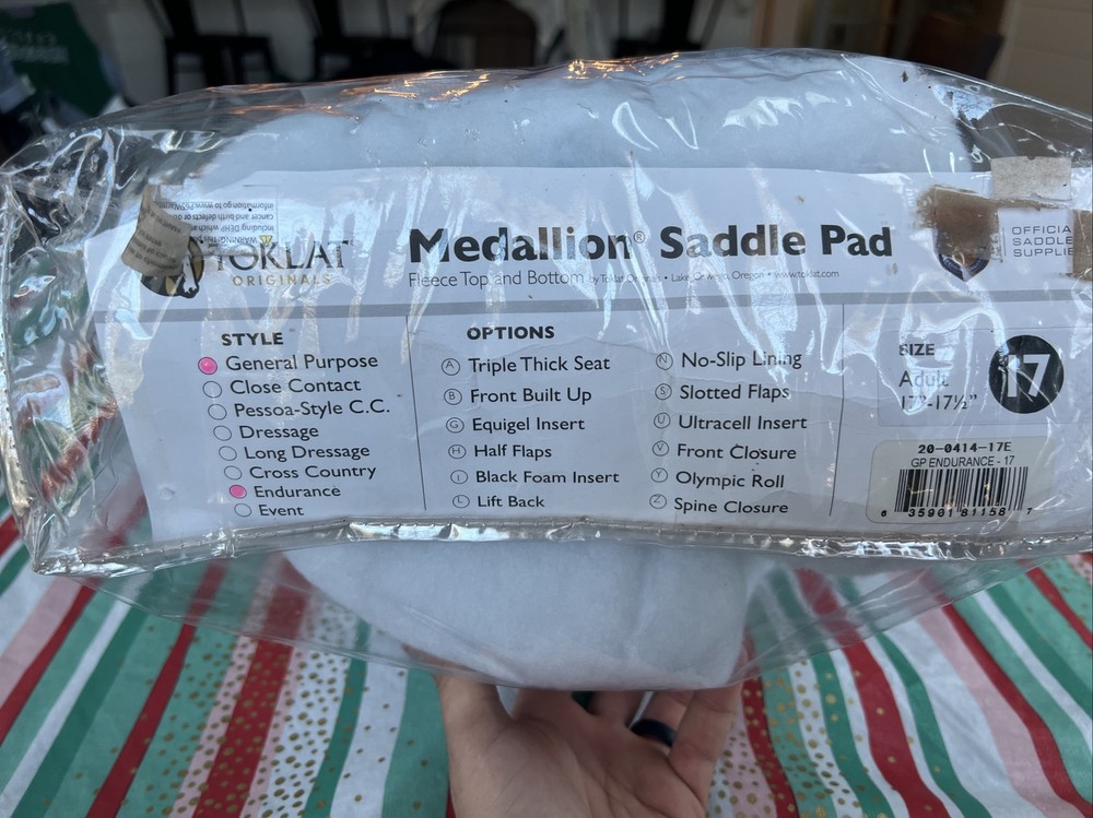 Medallion Fleece Saddle Pad
