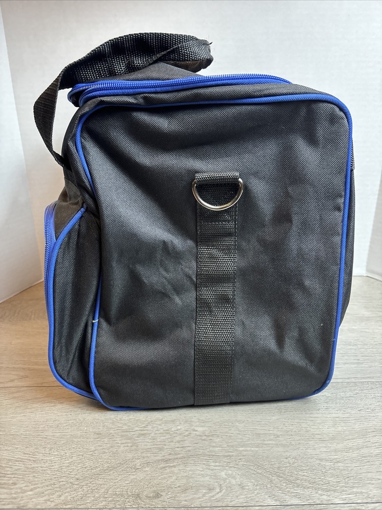BSI Taxi Single Bowling Bag Black/Blue With Shoulder Strap