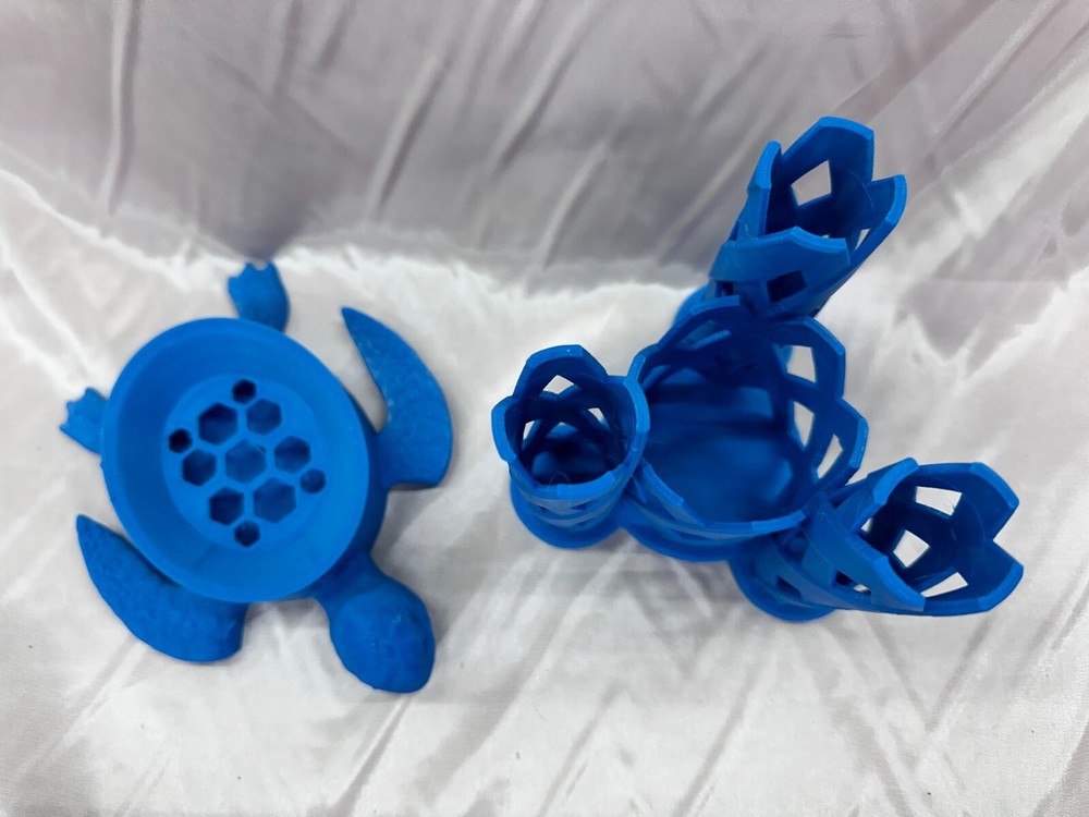Bathroom Organzier Set 2 Pieces Blue