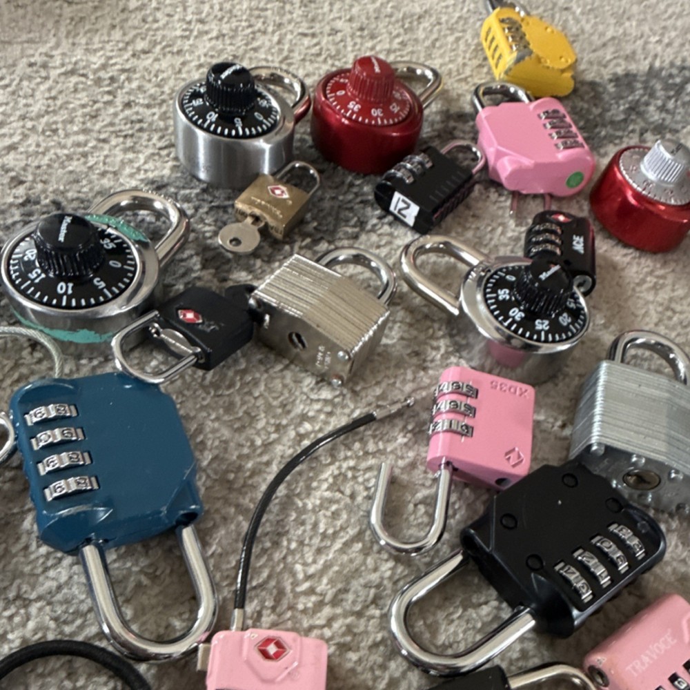 ACE TRAVOCE Combination Padlocks X903 Resettable & Non-Resettable Assorted Types