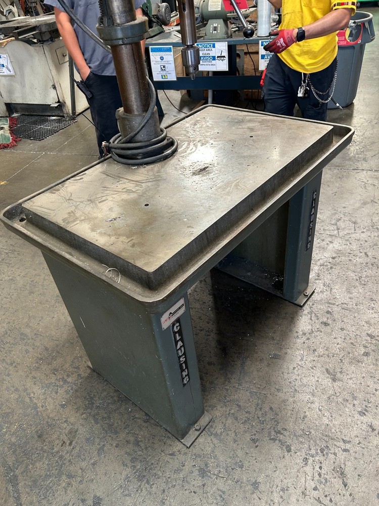 Clausing Drill Press Model 2286 20" 1.5 hp Vari-Speed 40 x 24" Cast Iron Table