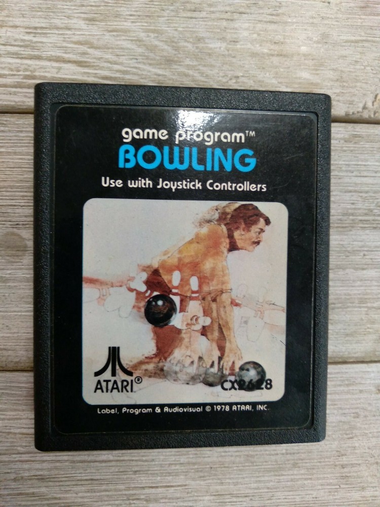 ATARI Complete Bowling Video Computer System Game Program 6 Video Game