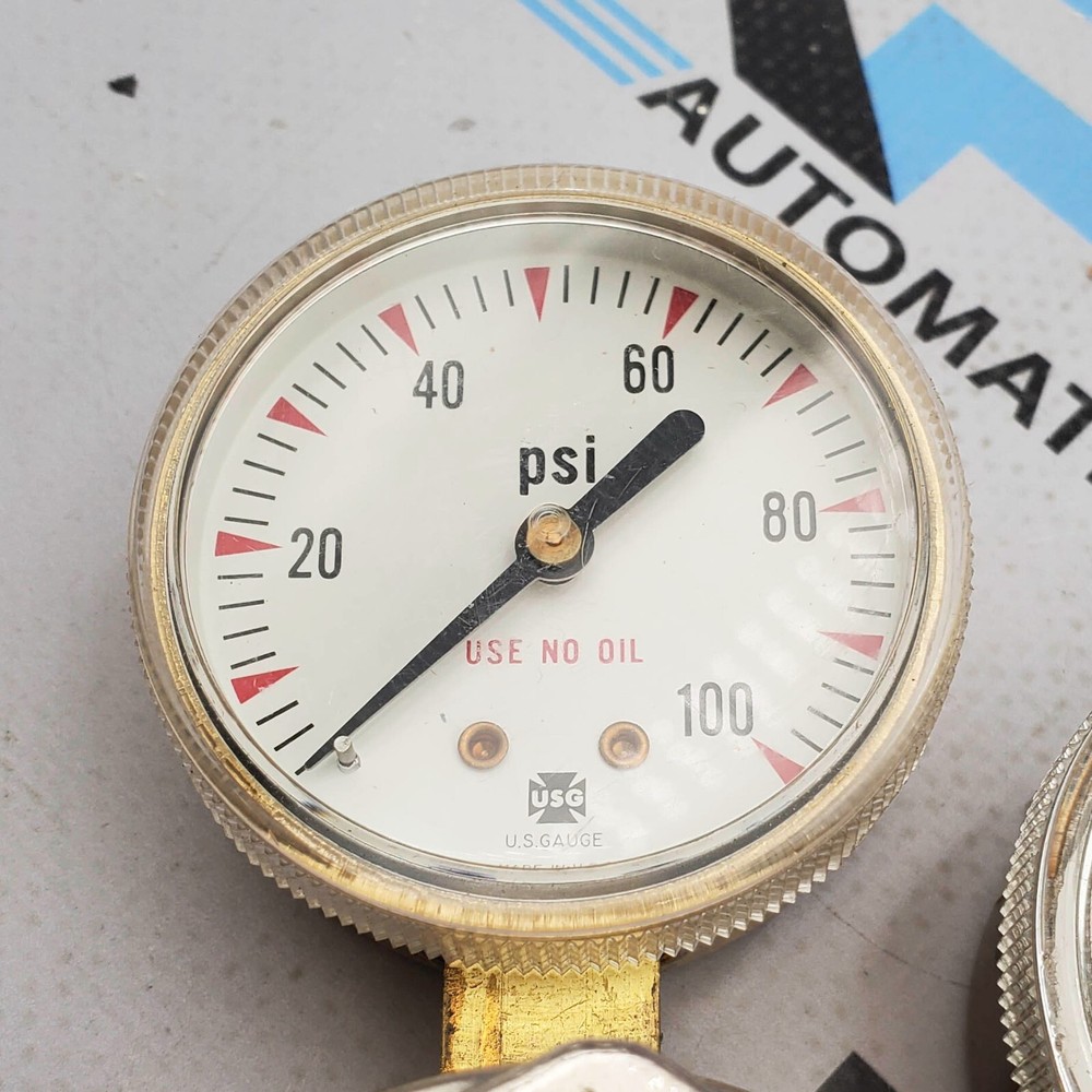 Smith H1757B-580 Argon Flow Gauge Regulator 3000PSIG