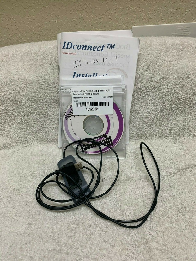 BIOCONNECT UPEK TOUCH TCRF2S Biometric Fingerprint Reader