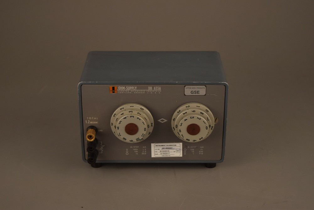 ESI Electro Scientific DB 655A Decade DEKABOX DB655A RESISTOR RESISTANCE TESTED