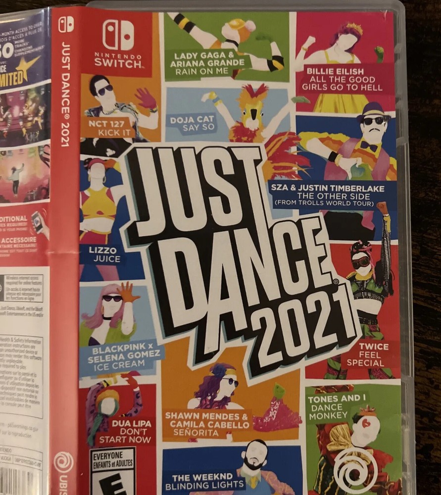 Replacement Case 4 Just Dance 2021 Switch Box Original Authentic_No game/Manual