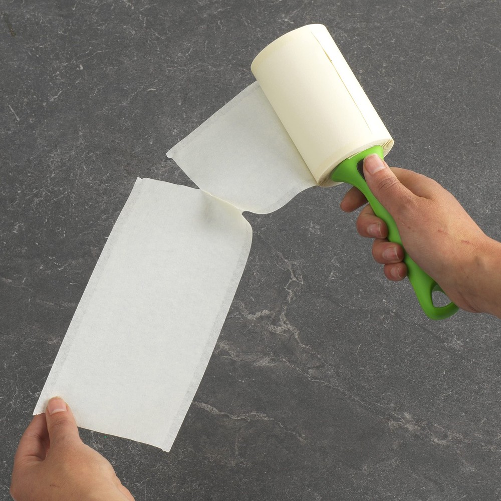 Pet Hair Lint Rollers All Purpose Use 100 Easy-Tear Sheets Per Roll Reusable ...