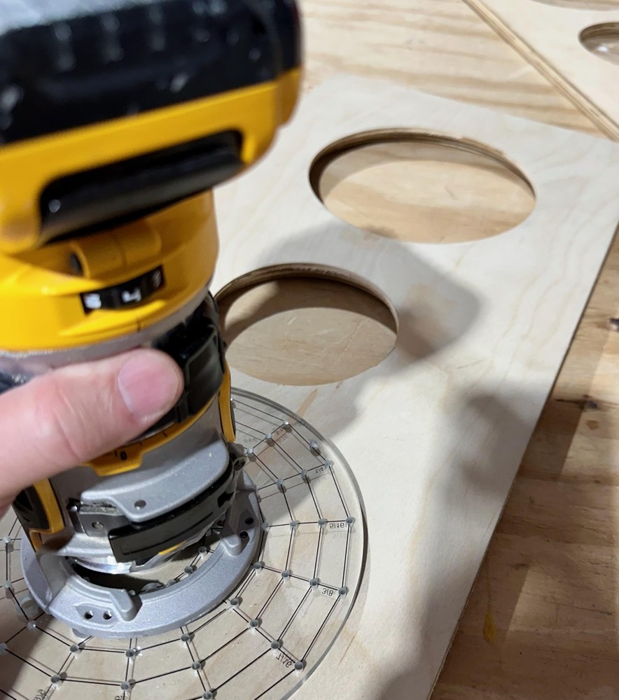 Jasper 400+ XL Universal Base Plate & Precision Circle Cutting Guide for Cord