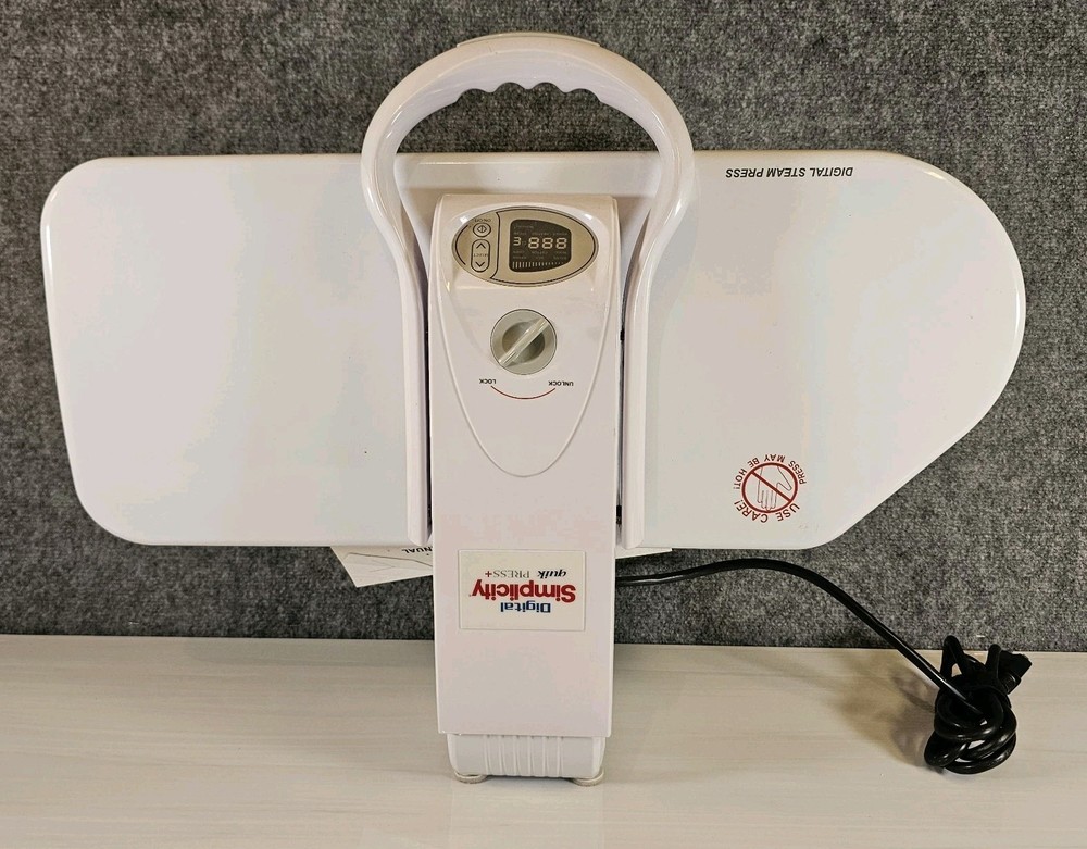 Simplicity SSP300 Digital Quick Press Steam Iron Fabric Graphics Transfers