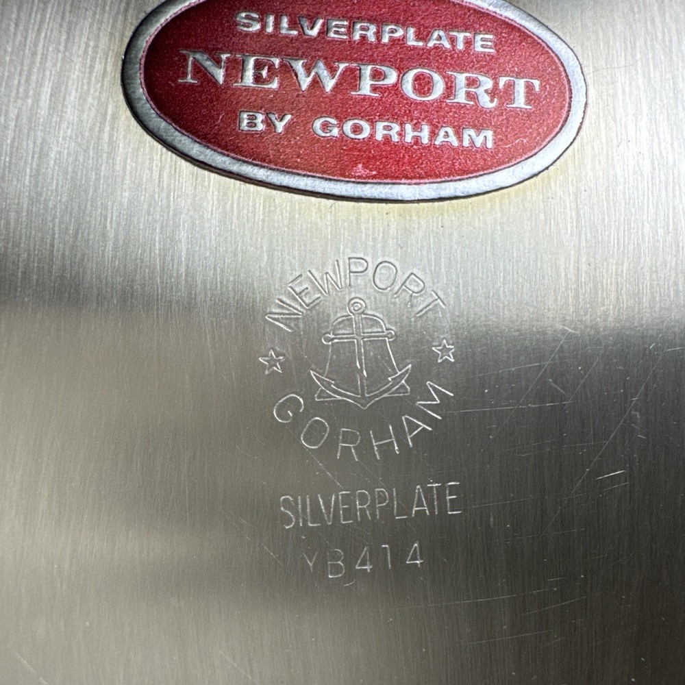 Vintage GORHAM Silverplate Silver 10”Bowl Serving Dish