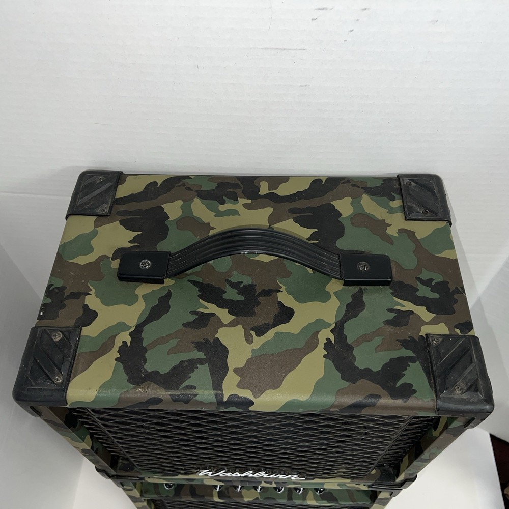 Washburn Bad Dog BD25RCST 25-Watt Solid-State Mini Stack Camo Limited Edition