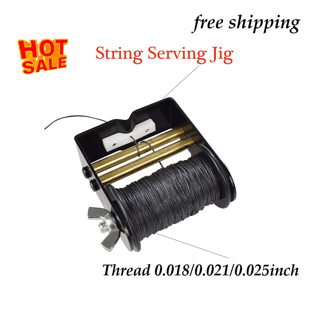 1X Archery Bowstring Serving Thread Protective  with String Server Jig Tool Set