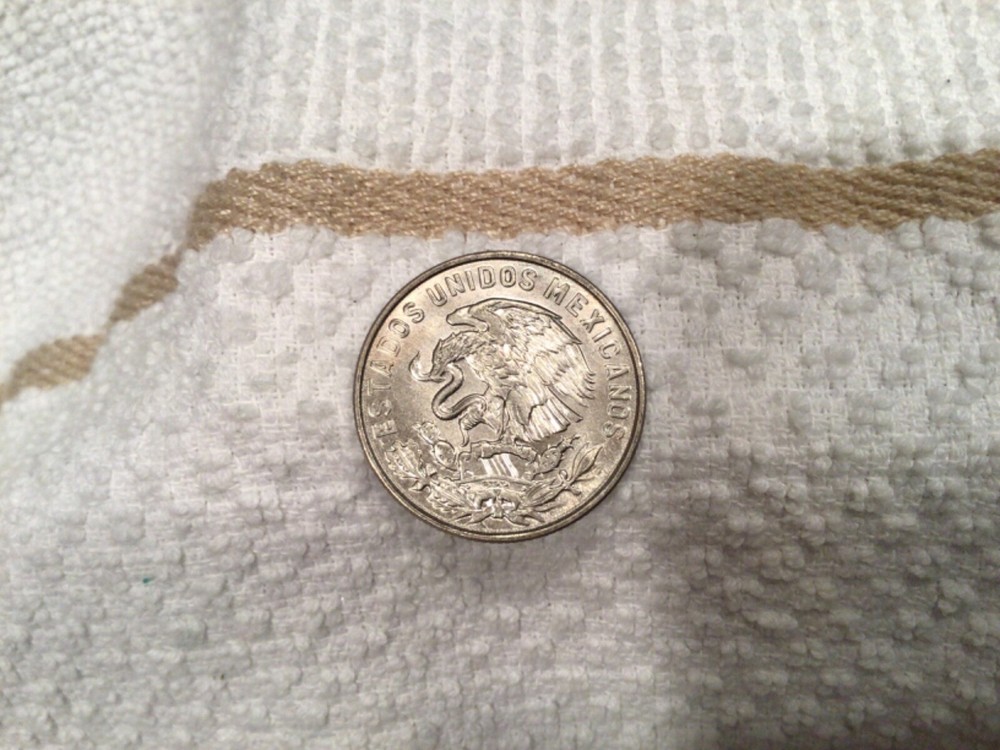1964 Mexico 25 Centavos Coin