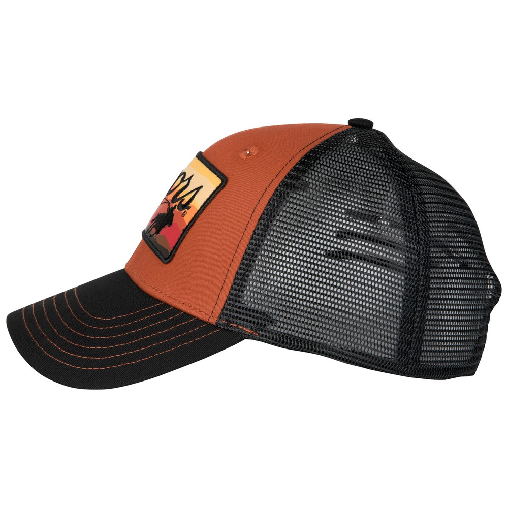 Coors Western Sunset Patch Adjustable Trucker Hat Multi-Color