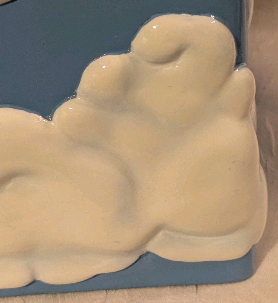 Sitting Ducks Tissue Box Cover Universal Studios Clouds Cartoon Bathroom Blue