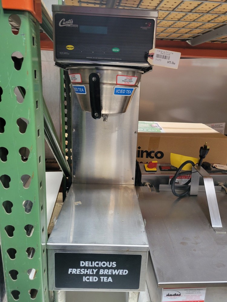 Used Curtis PTT3 Single Tea Brewer w/ Digital Programming - 120v