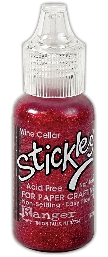 Ranger Stickles Glitter Glue .5oz-Wine Cellar