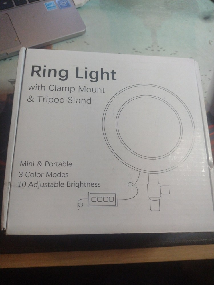 Video Conference Lighting, Witzon Ring Light for Laptop Computer with Clip...