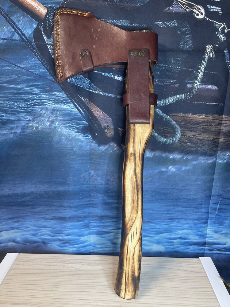 custom handmade wooden handle axe