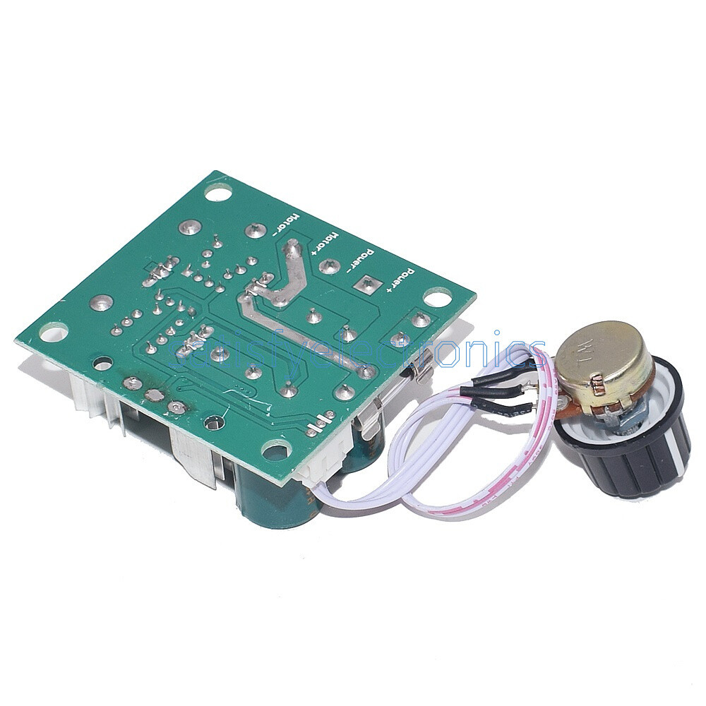 6V-90V DC Motor Speed Controller PWM Power Regulator Governor Switch Soft Start