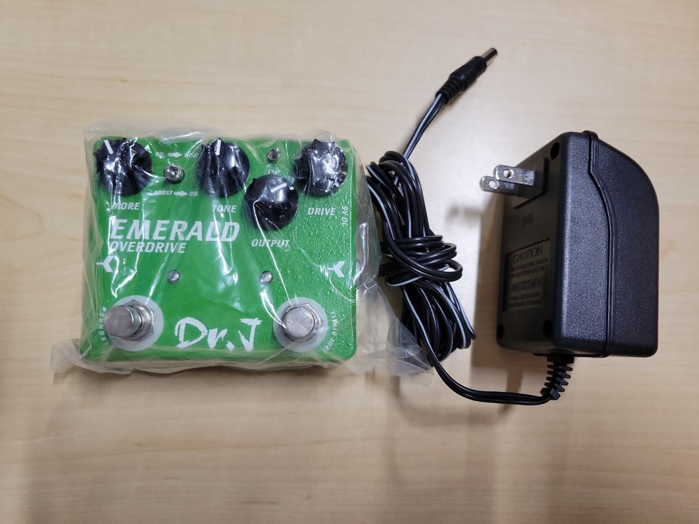 Dr. J D60 Emerald Overdrive + Boost Pedal Effect