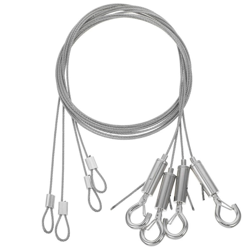 4 Pcs Picture Hanger Hook Gallery Hanging System Adjustable Wire