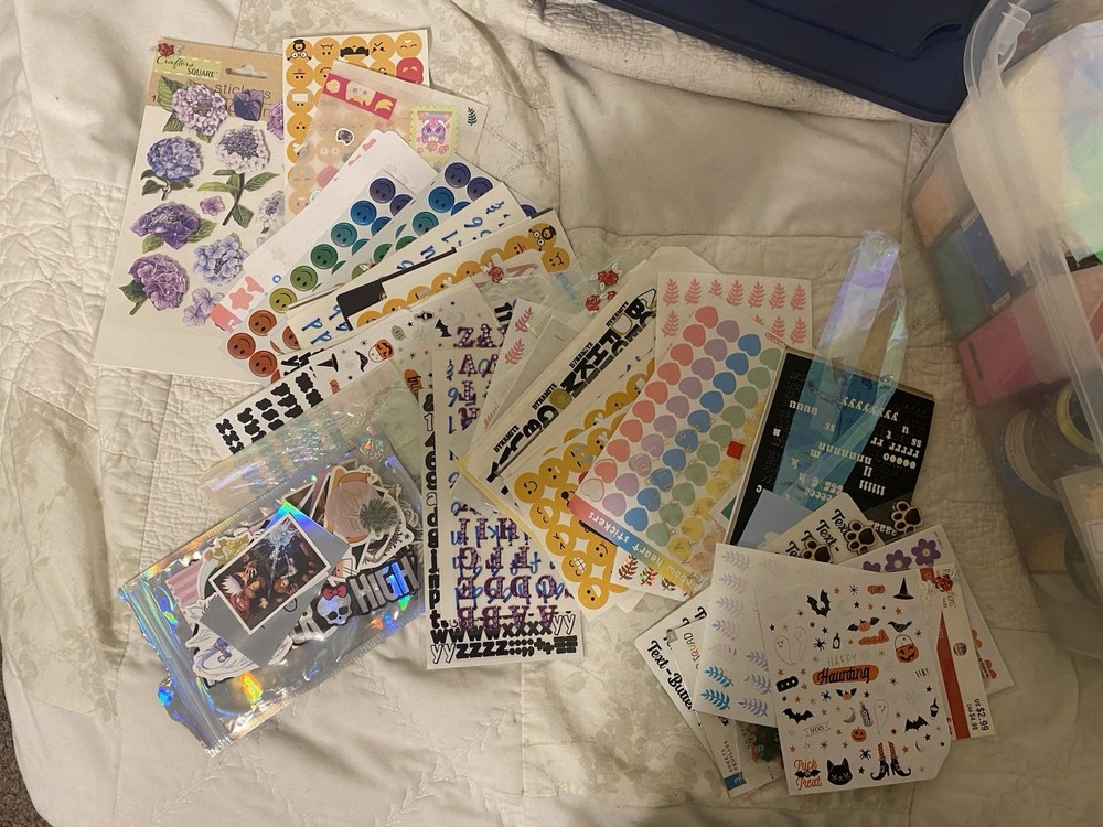 Craft Glitter/ Sticker Lot
