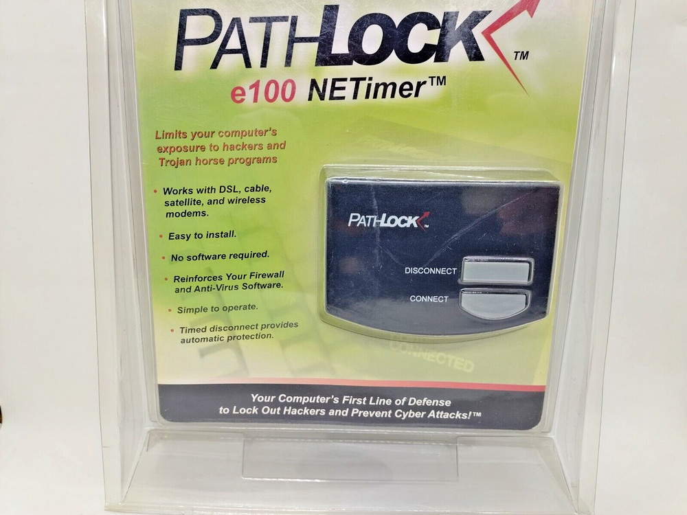 Pathlock E100 NeTimer Internet Security Hardware Device