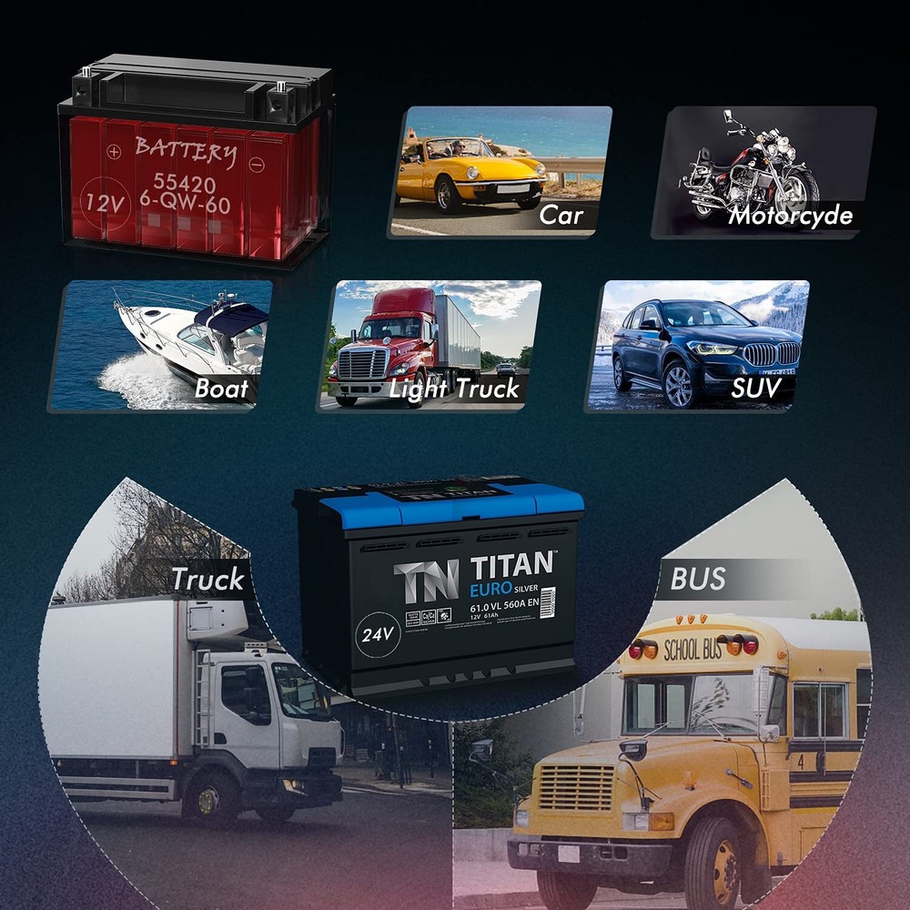 Ancel BST600 Digital Car Battery Load Tester Charging Cranking System Analyzer