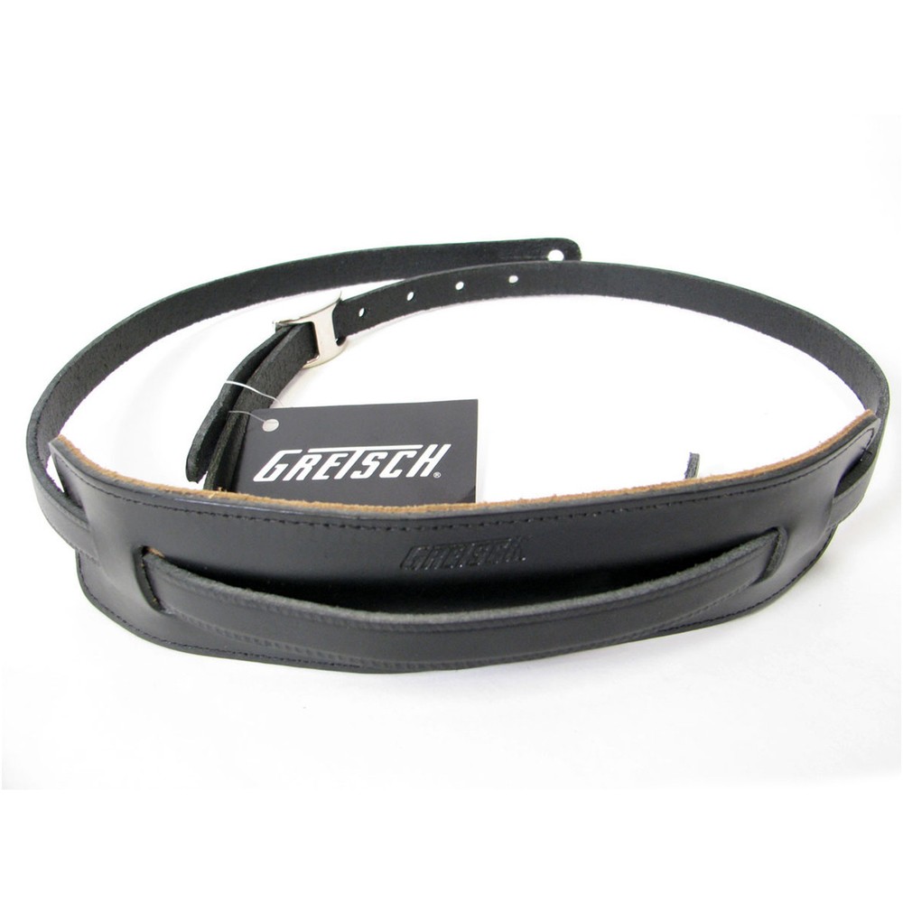 Gretsch Vintage Style Leather Guitar Strap - Black