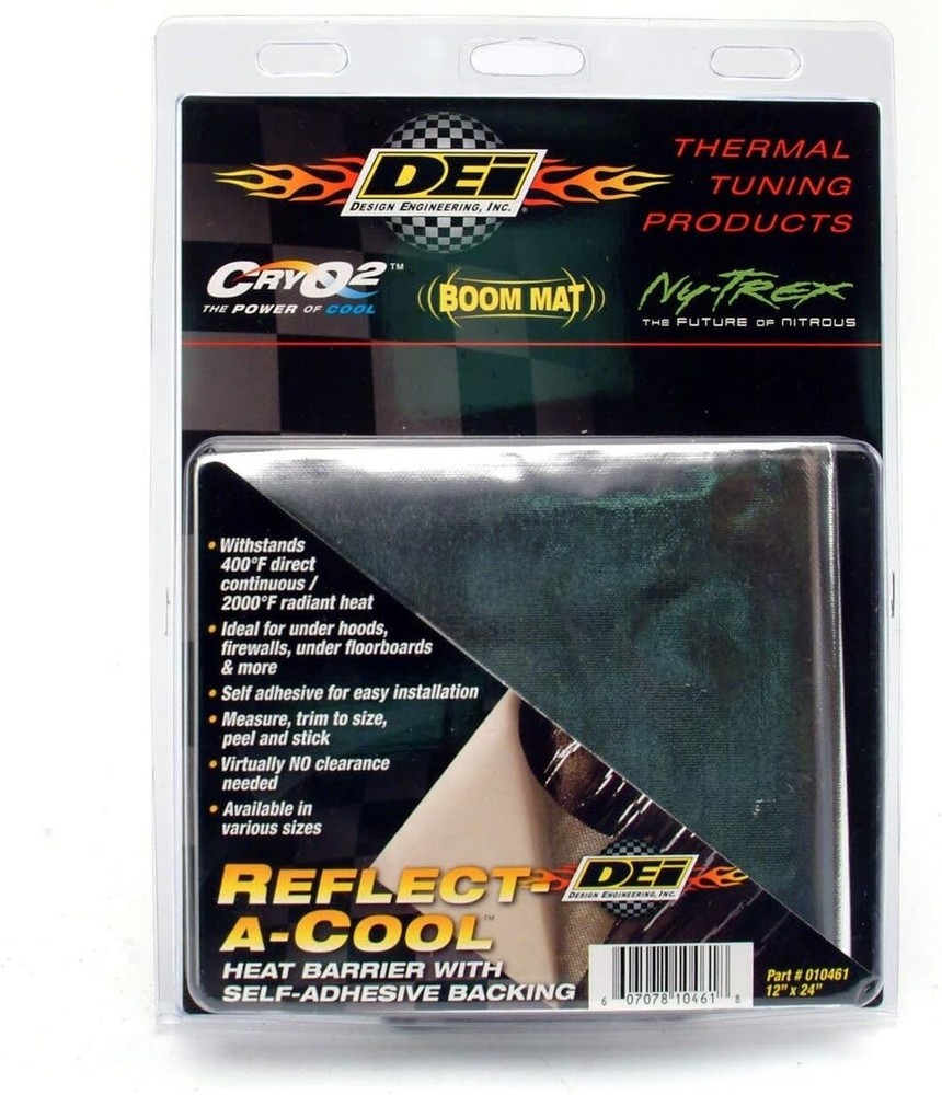 Durable Reflective Adhesive Sheets - Heat Barrier for RVs & Engine Compartments
