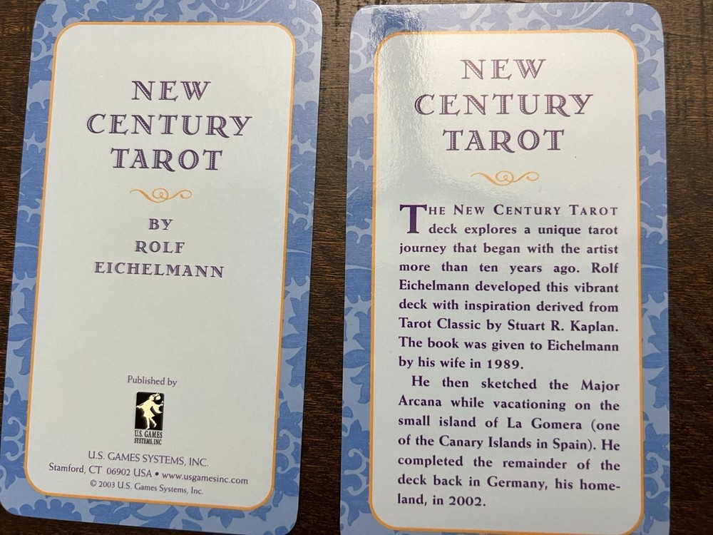 SIMPLY TAROT CARDS & Instruction Book Set Complete 2007