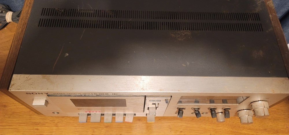 Sony TC-209SD Stereo Cassette Deck (READ)