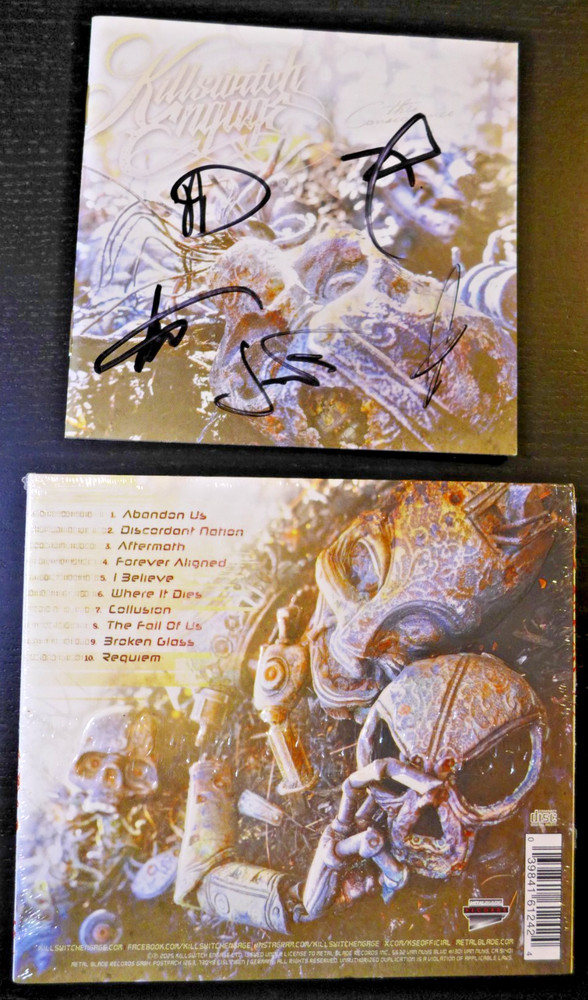 KILLSWITCH ENGAGE - AUTOGRAPHED "THIS CONSEQUENCE" SIGNED BOOKLET NEW CD 2025