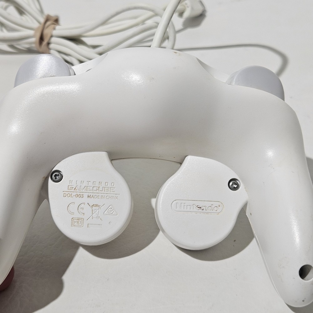 Nintendo Super Smash Bros White Classic Gamecube Controller Tested OEM