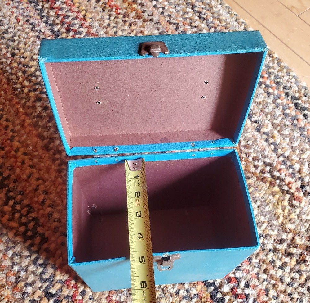 Vintage Cardboard 45 Record Holder Storage Carrying Case