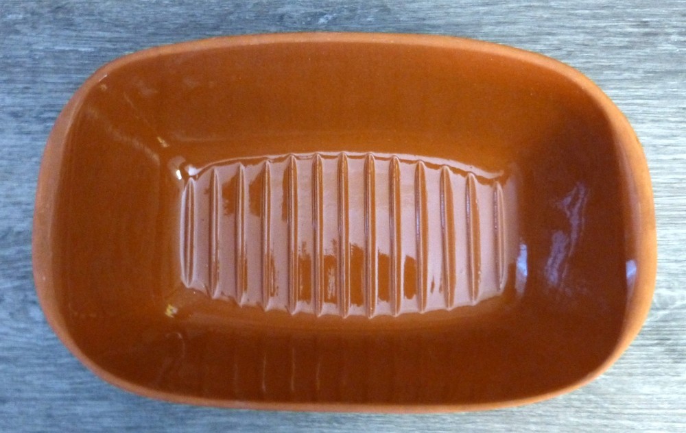 Classic Clay Cooker Rectangular Made in Portugal 12.75" x 7.75" Interior