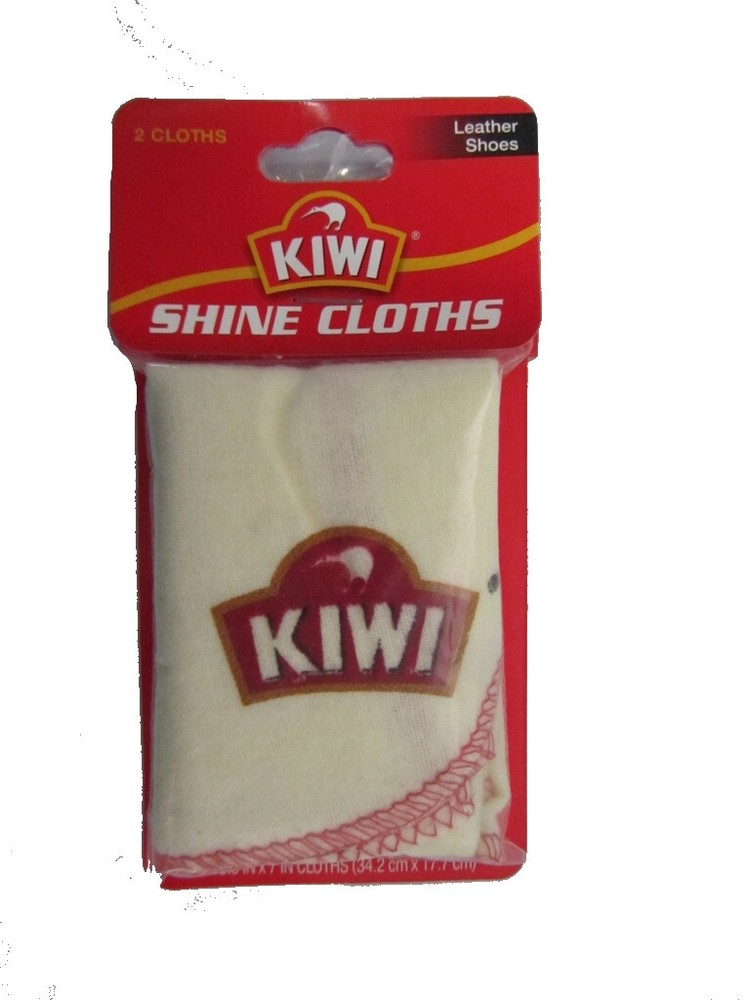 Kiwi Shine Cloths, 2 Count