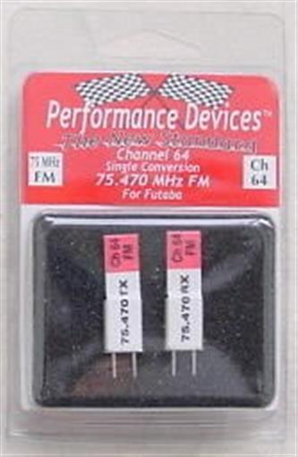 Futaba 75Mhz FM Crystal Set - Channel 64