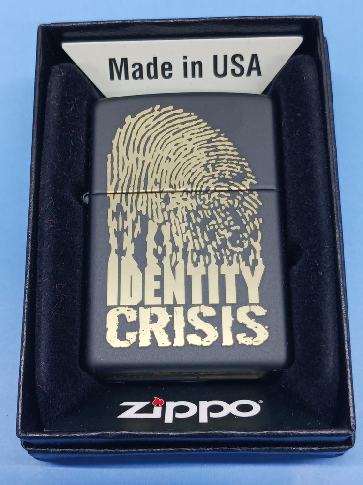 Zippo 28295 Identity Crisis Black Matte