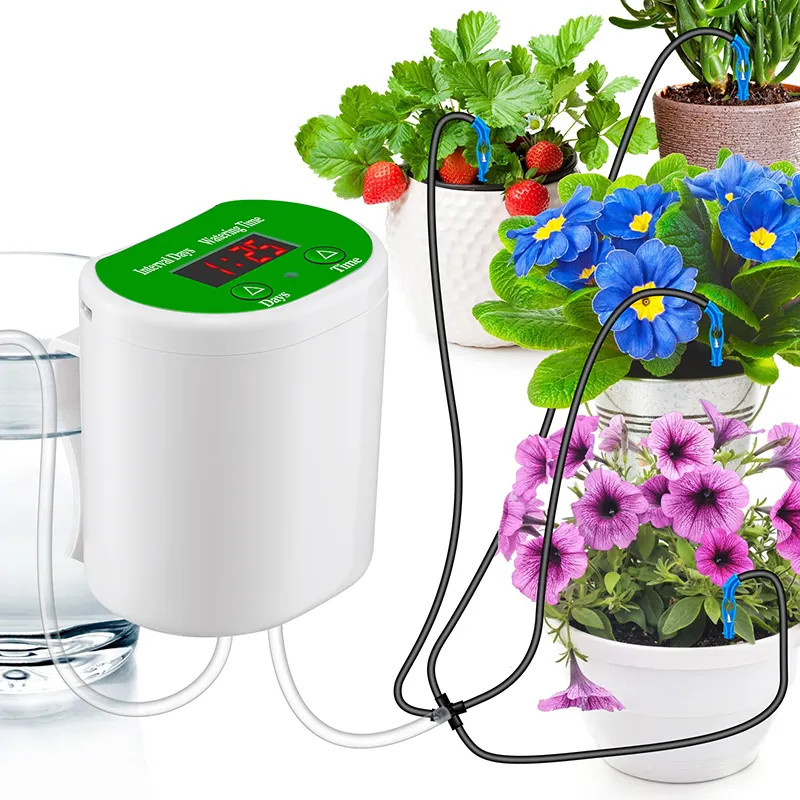 Automatic Drip Irrigation Kit Houseplants DIY Micro Self Watering System Balcony