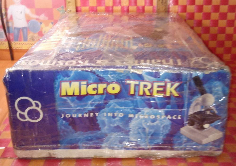 Microscope set, Micro Trek, #636814, complete in original box, vtg. 2003 by Tham