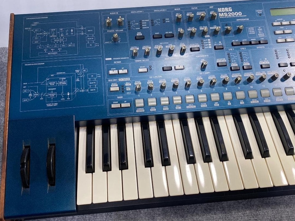 KORG MS2000 44 Key Analog Modeling Synth Keyboard Tested Working Japan
